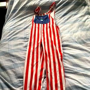 Men's Red, White & Blue Liberty Overalls